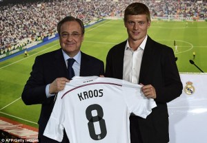 Former Bayern Munich player Toni Kroos was another signing for Real Madrid after an impressive World Cup in which Germany won. (via dailymail.co.uk)